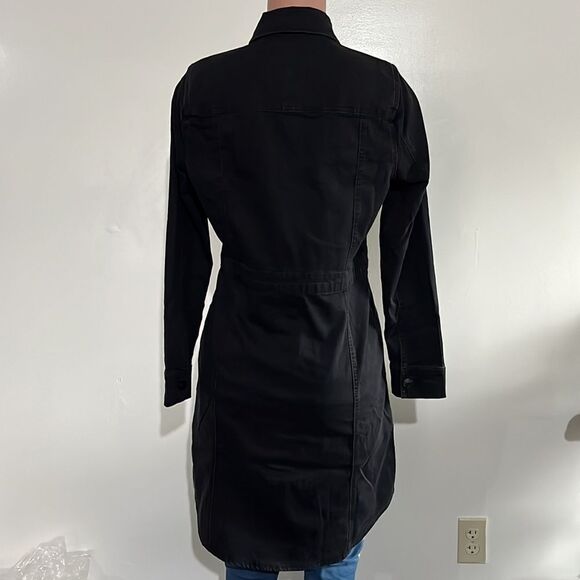 LOGO by Lori Goldstein Button Front Denim Duster - Picture 4 of 7